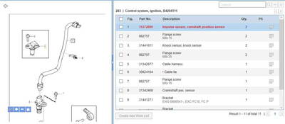 Sensor für Nockenwelle Volvo 6G9N12K073BB