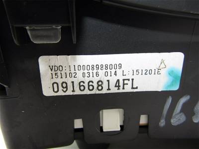 Tachometer Opel Corsa C (X01) 09166814FL 25928248