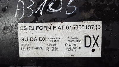 Heizungsbetätigung Alfa-Romeo GT, 2003.11 - 2010.09 01560513730 F16956