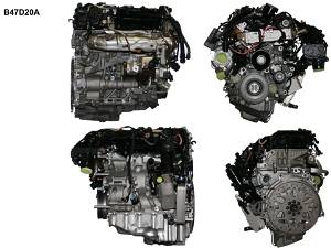 Motor ohne Anbauteile (Diesel) BMW 1er (F21) B47D20A