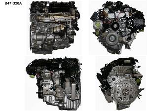 Motor ohne Anbauteile (Diesel) BMW 4er Gran Coupe (F36) B47D20A