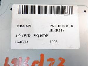 Steuergerät Airbag Nissan Pathfinder III (R51) 28556EB50B