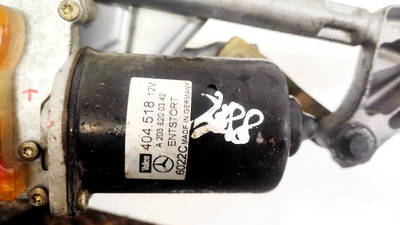 Scheibenwischermotor Vorne Mercedes-Benz W203, 2000.05 - 2004.02 A2038200342 404518