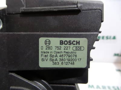 Sensor für Gaspedalstellung Fiat Stilo 192 0280752227 P2136053