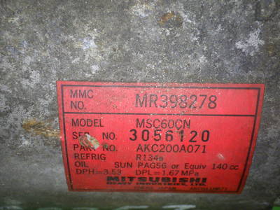 Klimakompressor MR398278