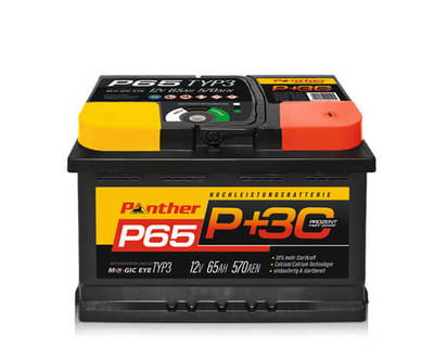 Starterbatterie Panther P+30% Line 12V 65Ah 650A/EN