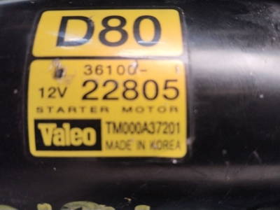 Anlasser Kia Cerato Sedan 1.6 16V (G4ED) (3610022805) 3610022805