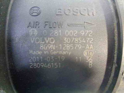 Luftmassenmesser Volvo 0281002972 30785472
