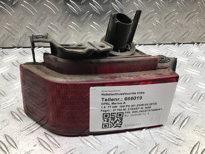 666019 Nebelschlussleuchte links OPEL Meriva A
