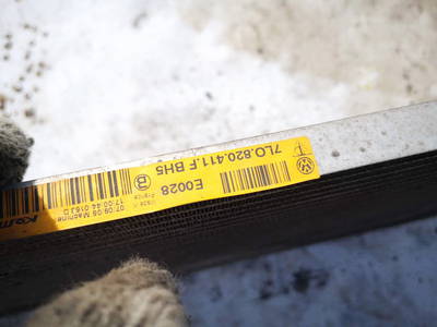 Klimakondensator Porsche Cayenne, 2002.01 - 2010.06 7l0820411f