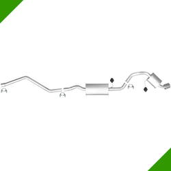BMW 1er 116d 118d 120d E81 E87 Mittelrohr Mitteltopf Endtopf Auspuff Anbausatz