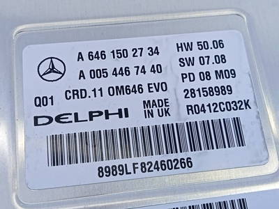 Motorsteuergerät Mercedes-Benz C (W204) Sedan 2.2 C-220 CDI 16V (OM646.811) (A0054467440, A6461502734, E3A1122)