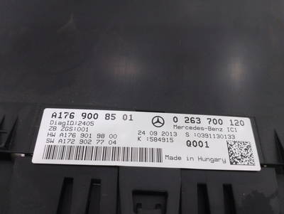 Tachoeinheit Kmh Mercedes-Benz (0263700120, A1769008501)