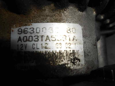 Lichtmaschine Citroën Xantia (X1/2) Hatchback 1.9 TD (XUD9TF-L(DHX)) (9630080280, A003TA5591A)