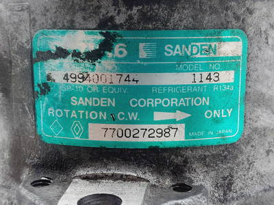 Klima Pumpe Renault Megane (BA) Hatchback 5-drs 1.4i RL,RN (E7J-764) (7700272987)