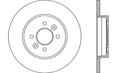 BOLK Bremsscheiben hinten - BOL-I010341