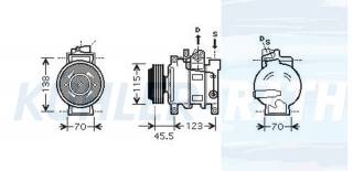 Kompressor passend für Audi Kuehler-Rath 83604
