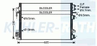 Chrysler Kondensator Kuehler-Rath 8929007