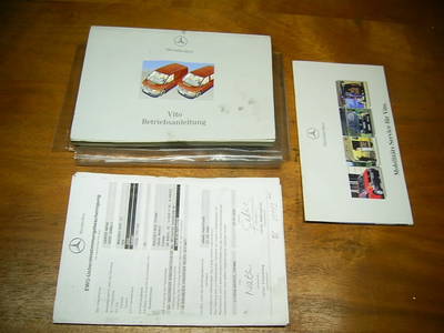 Mercedes-Benz W638 Vito 110CDI Bedienungsanleitung Betriebsanleitung Handbuch