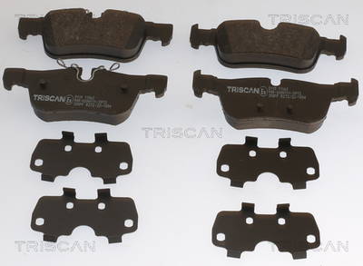 Bremsbelagsatz, Scheibenbremse Hinterachse Triscan 8110 11062