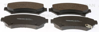 Bremsbelagsatz, Scheibenbremse Vorderachse Triscan 8110 24014