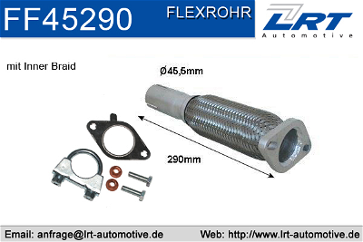 Flexrohr, Abgasanlage LRT FF45290