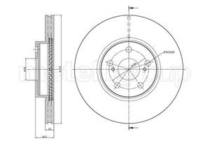 Bremsscheibe Vorderachse Metelli 23-1308C