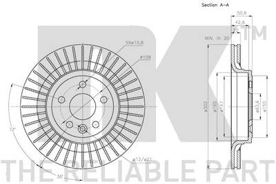 Bremsscheibe Hinterachse NK 204861