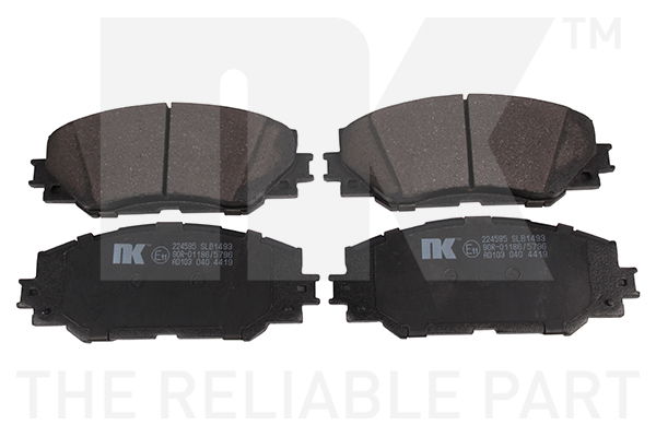 Bremsbelagsatz, Scheibenbremse Vorderachse NK 224595
