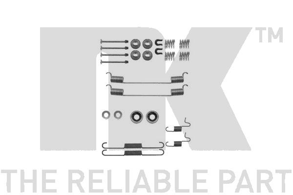 Zubehörsatz, Bremsbacken Hinterachse NK 7922818