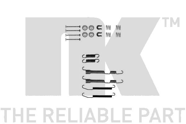 Zubehörsatz, Bremsbacken Hinterachse NK 7930761