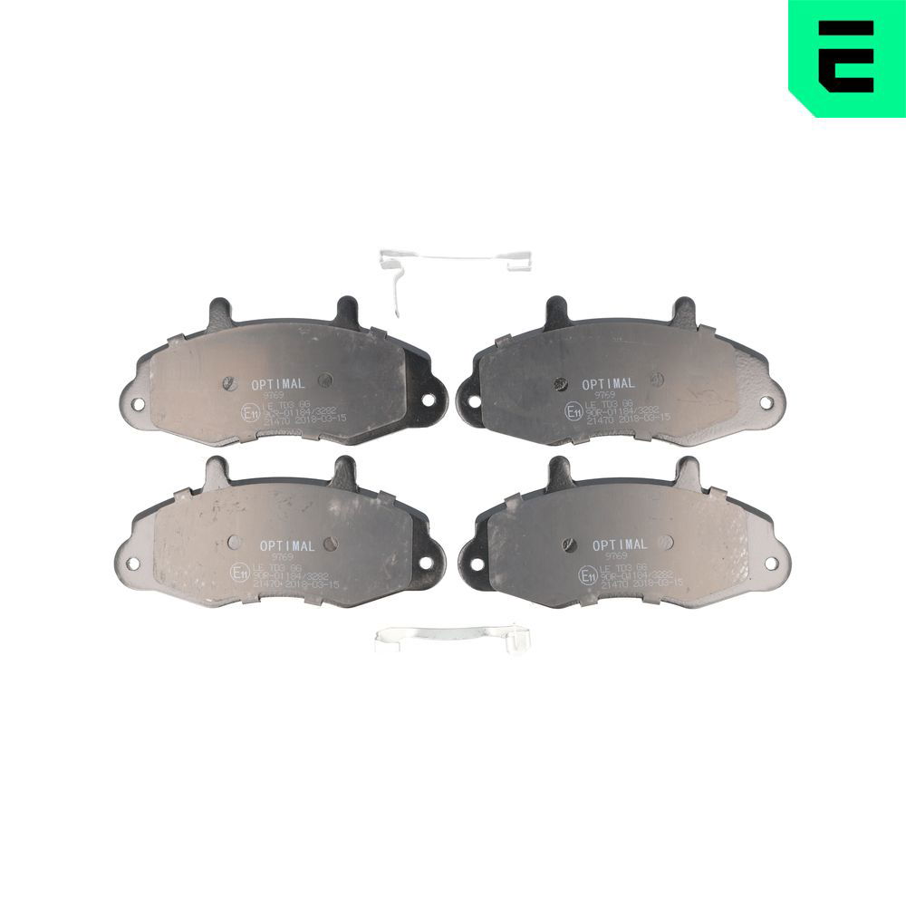 Bremsbelagsatz, Scheibenbremse Vorderachse Optimal BP-09769