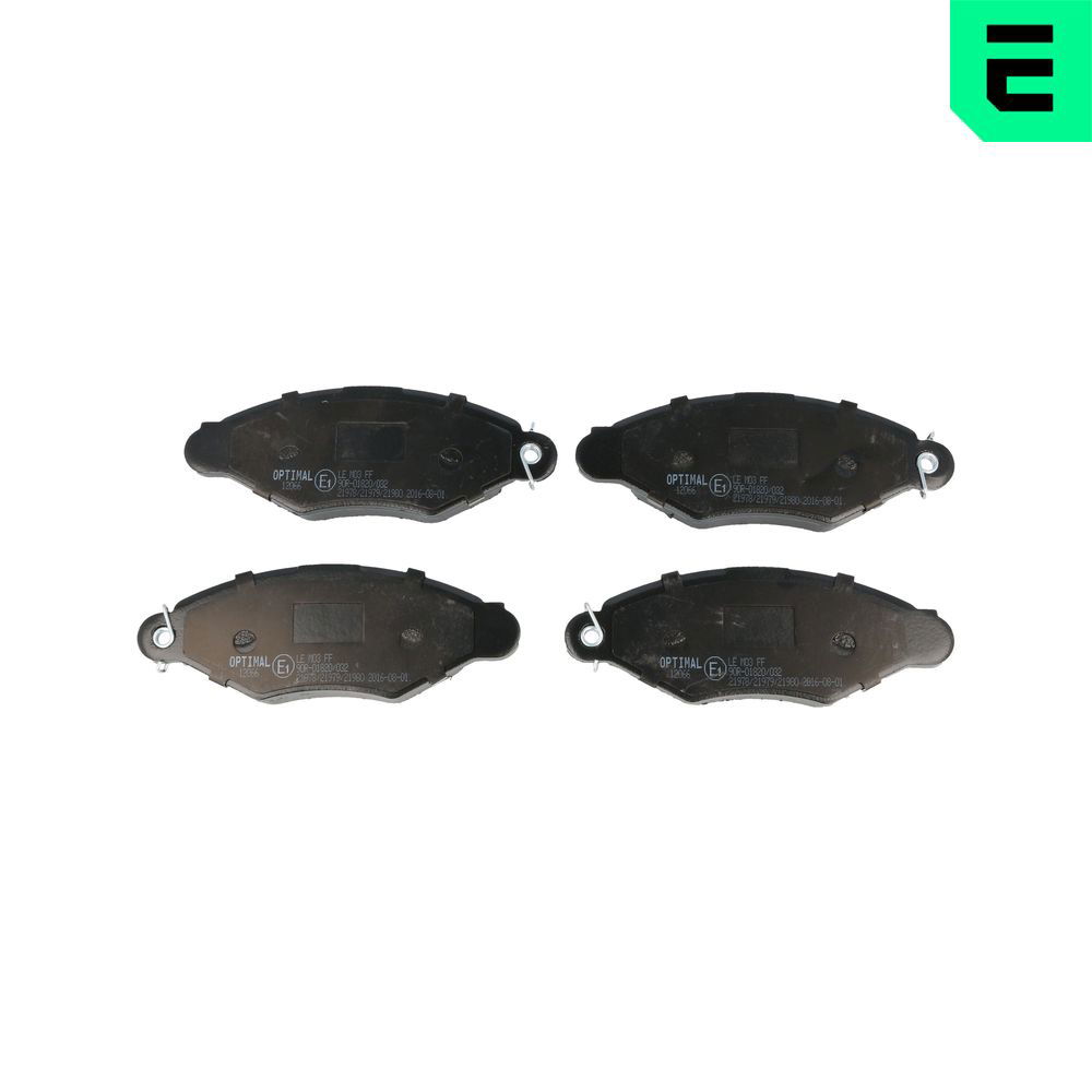 Bremsbelagsatz, Scheibenbremse Vorderachse Optimal BP-12066