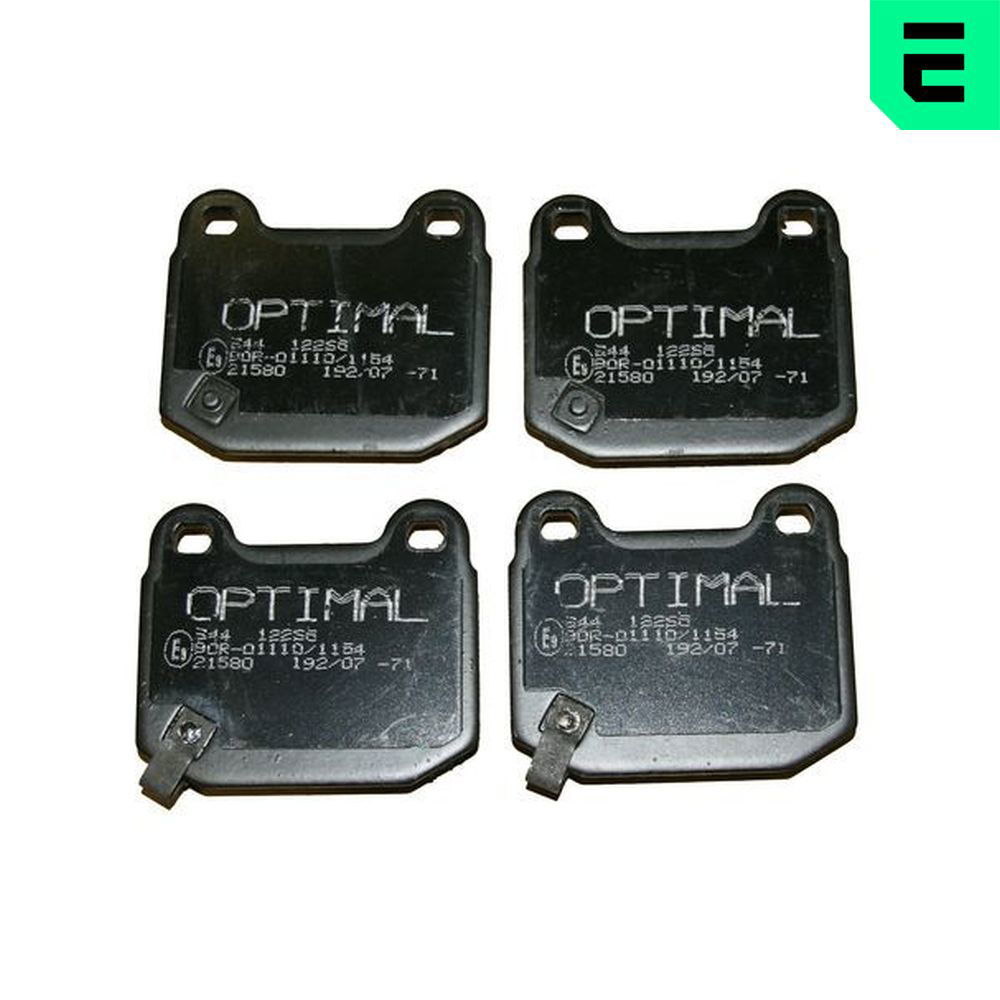 Bremsbelagsatz, Scheibenbremse Hinterachse Optimal BP-12265