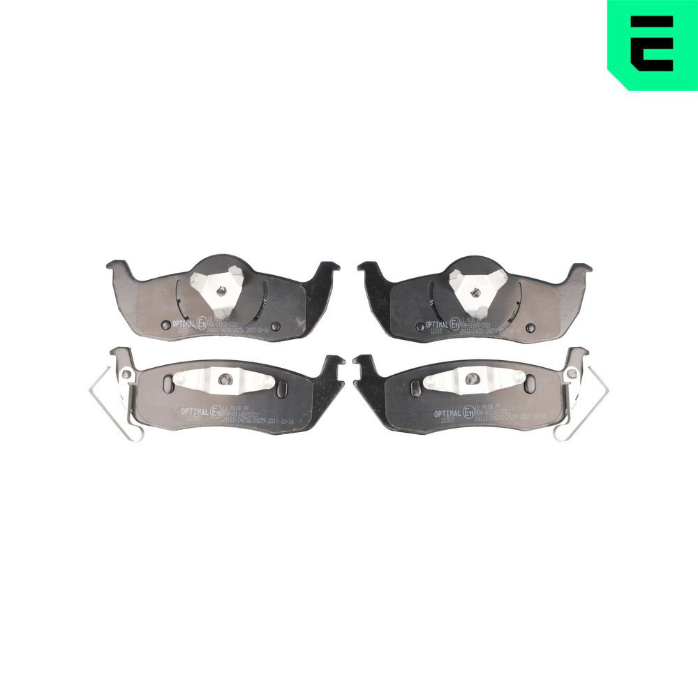 Bremsbelagsatz, Scheibenbremse Hinterachse Optimal BP-12315