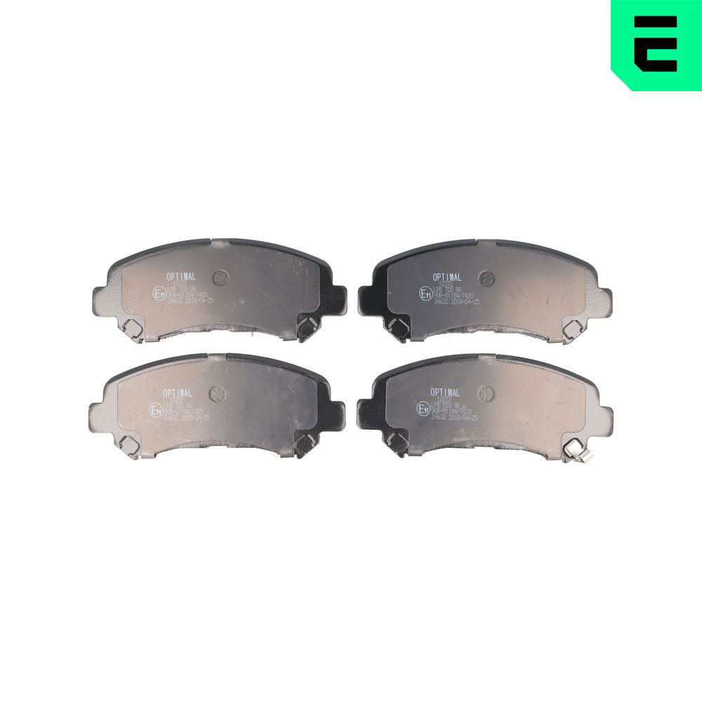 Bremsbelagsatz, Scheibenbremse Vorderachse Optimal BP-12372