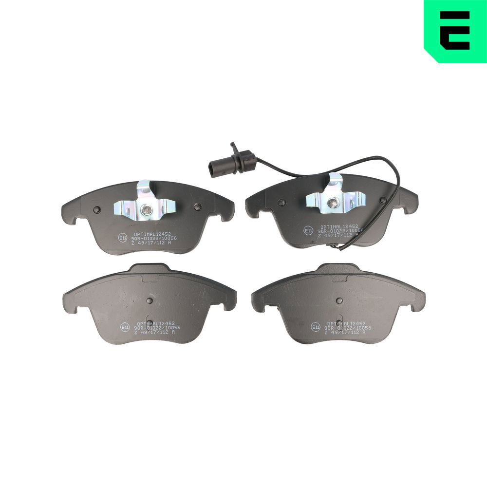 Bremsbelagsatz, Scheibenbremse Vorderachse Optimal BP-12452