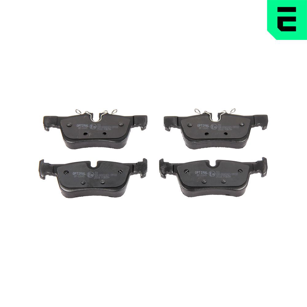 Bremsbelagsatz, Scheibenbremse Hinterachse Optimal BP-12645