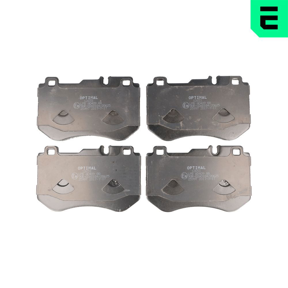 Bremsbelagsatz, Scheibenbremse Vorderachse Optimal BP-12653