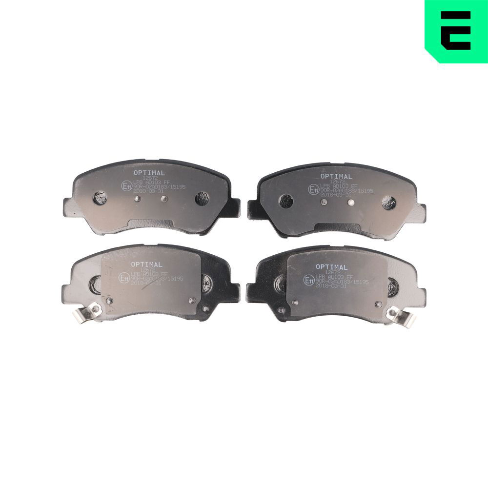 Bremsbelagsatz, Scheibenbremse Vorderachse Optimal BP-12672
