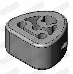 Gummistreifen, Abgasanlage Walker 86564