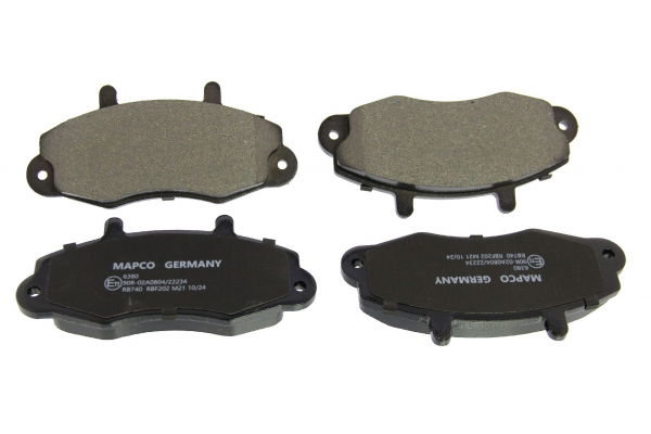 Bremsbelagsatz, Scheibenbremse Vorderachse Mapco 6380
