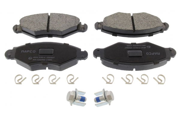 Bremsbelagsatz, Scheibenbremse Vorderachse Mapco 6516