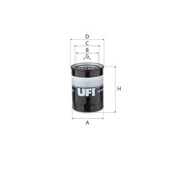 Ölfilter UFI 23.121.00