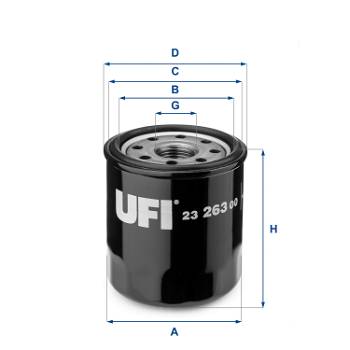 Ölfilter UFI 23.263.00