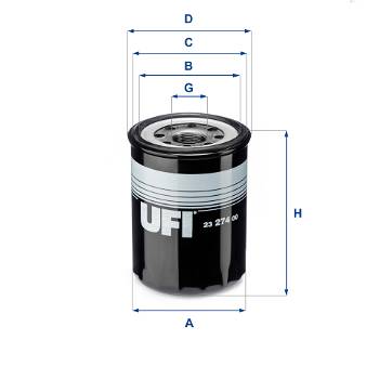 Ölfilter UFI 23.274.00