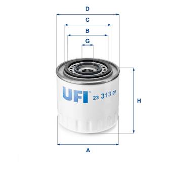 Ölfilter UFI 23.313.00