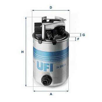 Kraftstofffilter UFI 24.095.01