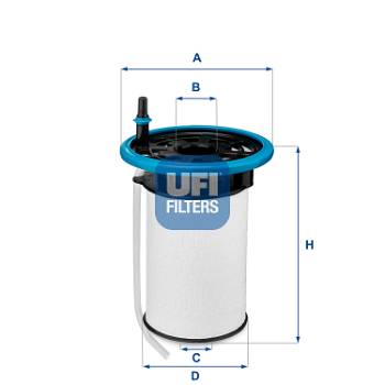 Kraftstofffilter UFI 26.052.00