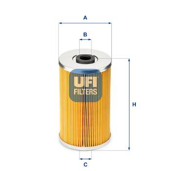 Kraftstofffilter UFI 26.609.00